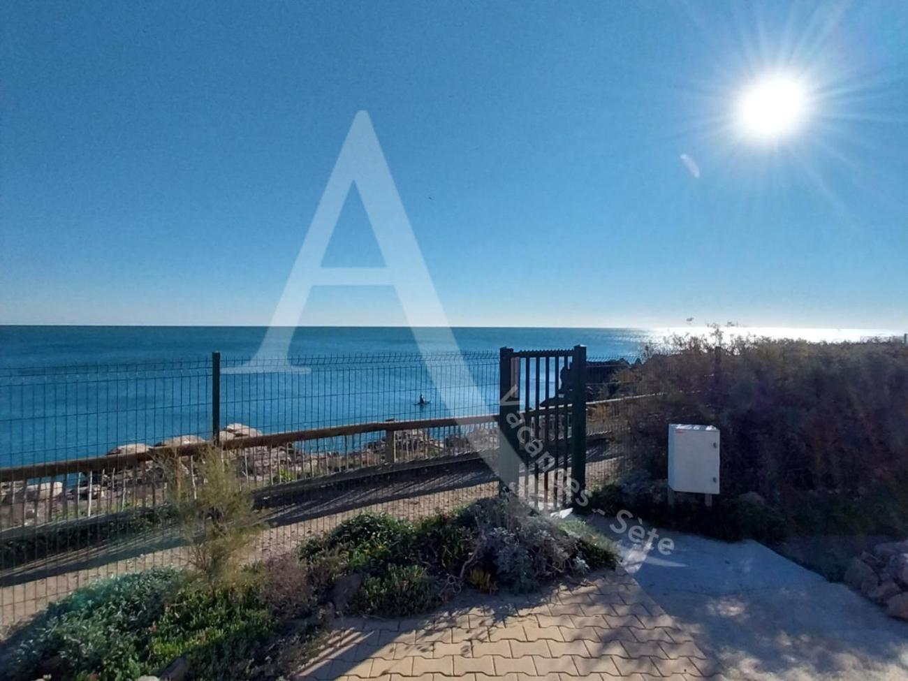 40 M², 1Ere Ligne Mer, Dernier Etage Avec Ascenseur Sète Buitenkant foto