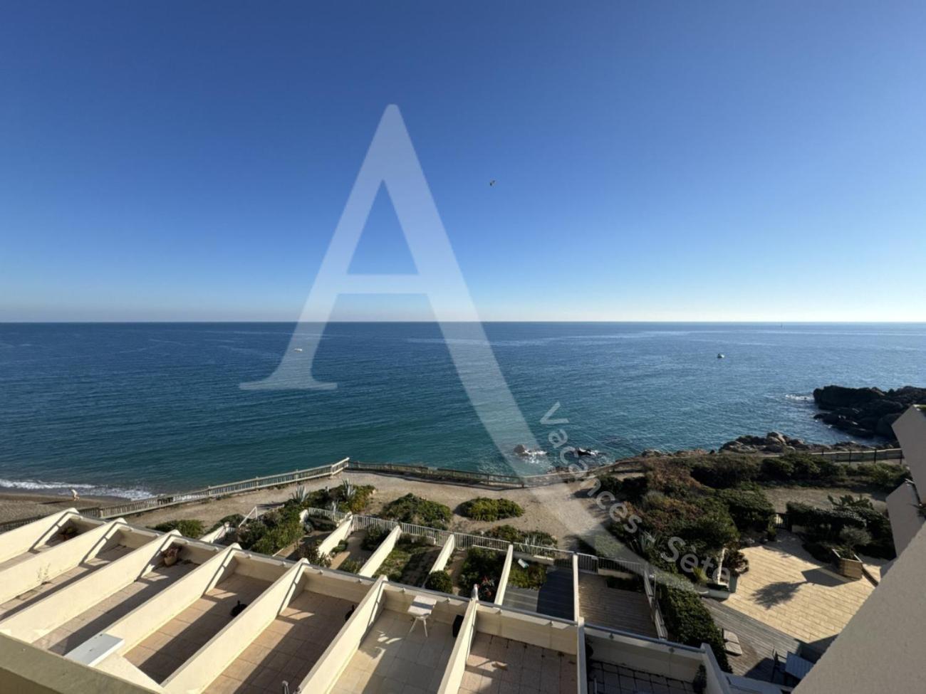40 M², 1Ere Ligne Mer, Dernier Etage Avec Ascenseur Sète Buitenkant foto